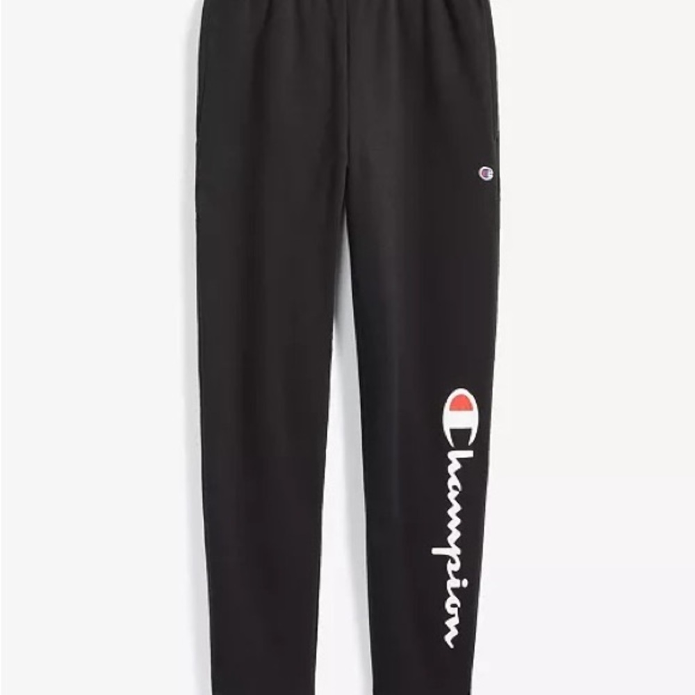Boys champion sweatpants large L joggers black athletic athleasure sweats youth - Picture 4 of 9